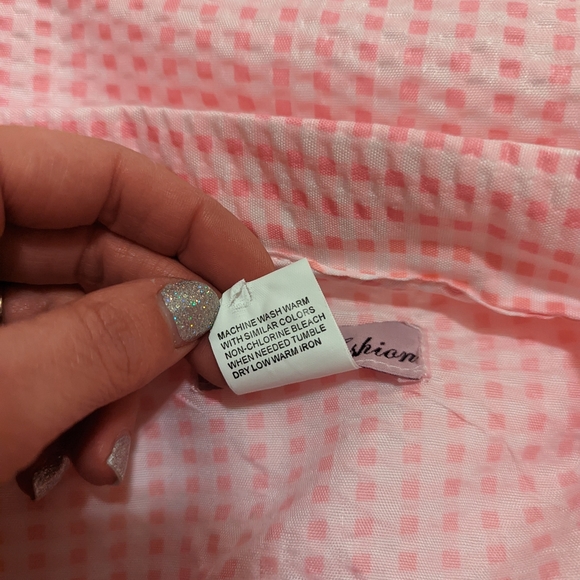 Lati Fashion pink with floral embroidery nightgown/housecoat size XL - Picture 7 of 8